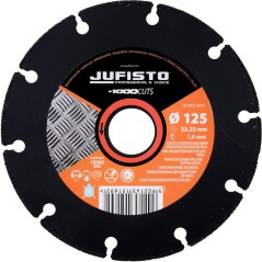 Piła tarczowa 125 x 22.23 mm, nasyp z węglika spiekanego, do cięcia metalu