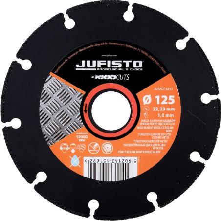 Piła tarczowa 125 x 22.23 mm, nasyp z węglika spiekanego, do cięcia metalu