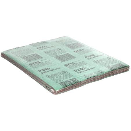 Papier ścierny 230 x 280 mm, P240, wodoodporny, FSC 100%, certyfikat NC-COC-062817