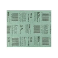 Papier ścierny 230 x 280 mm, P320, wodoodporny, FSC 100%, certyfikat NC-COC-062817