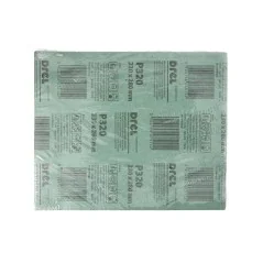 Papier ścierny 230 x 280 mm, P320, wodoodporny, FSC 100%, certyfikat NC-COC-062817