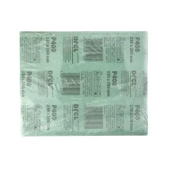 Papier ścierny 230 x 280 mm, P400, wodoodporny, FSC 100%, certyfikat NC-COC-062817