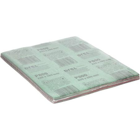 Papier ścierny 230 x 280 mm, P800, wodoodporny, FSC 100%, certyfikat NC-COC-062817