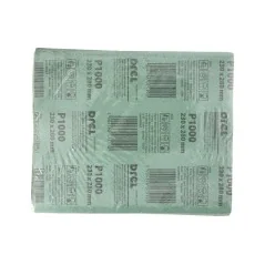 Papier ścierny 230 x 280 mm, P1000, wodoodporny, FSC 100%, certyfikat NC-COC-062817