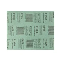 Papier ścierny 230 x 280 mm, P1500, wodoodporny, FSC 100%, certyfikat NC-COC-062817