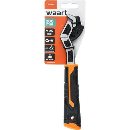 Klucz hakowy samozaciskowy 200 mm, 9-25 mm