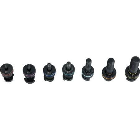 Nitownica do nitonakrętek 350 mm, M3-M12, 110 nitonakrętek,walizka