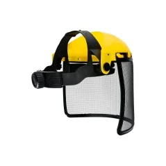 Przyłbica ochronna z siatką