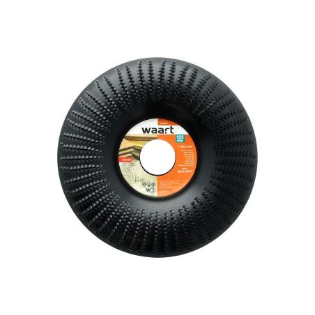 Tarcza szlifierska 125 x 22.2 mm, tarnik do drewna promieniowy