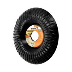 Tarcza szlifierska 125 x 22.2 mm, tarnik do drewna promieniowy