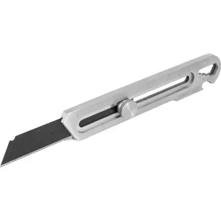 Nóż z ostrzem łamanym 18 mm, stal nierdzewna, 6w1