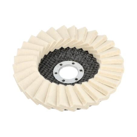 Tarcza filcowa do polerowania, 125x22,23x5 , lamelkowa