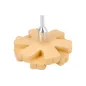 Krążek gumowy do usuwania kleju, 90x20 mm fi 6 mm, karbowany