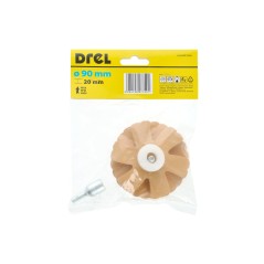 Krążek gumowy do usuwania kleju, 90x20 mm fi 6 mm, karbowany
