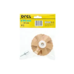 Krążek gumowy do usuwania kleju, 90x20 mm fi 6 mm, karbowany