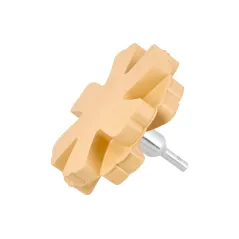Krążek gumowy do usuwania kleju, 90x20 mm fi 6 mm, karbowany