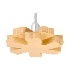 Krążek gumowy do usuwania kleju, 90x20 mm fi 6 mm, karbowany