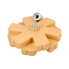 Krążek gumowy do usuwania kleju, 90x20 mm fi 6 mm, karbowany