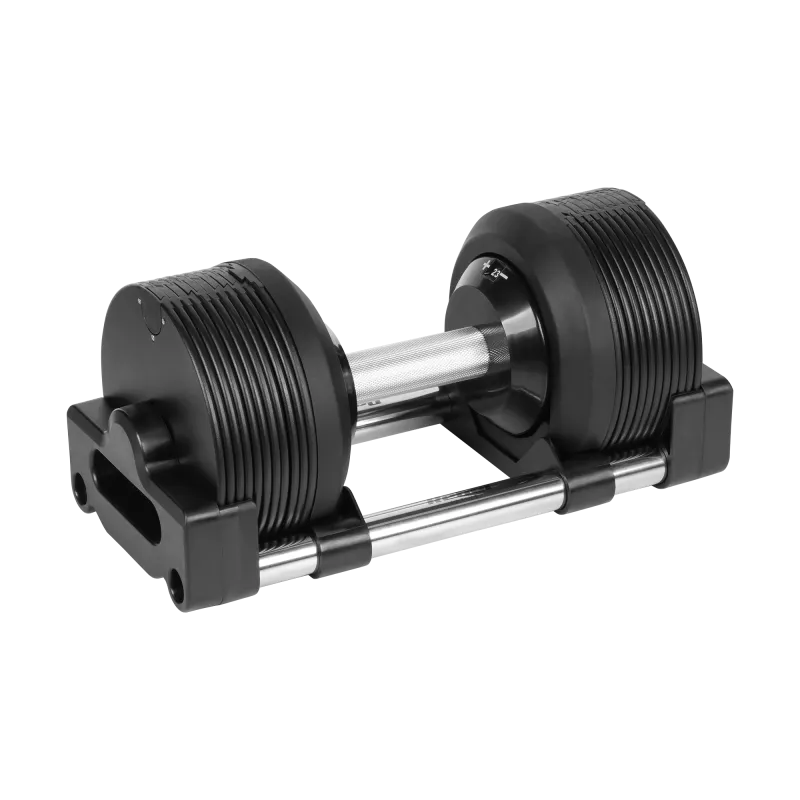 Hantel żeliwny regulowany automat 24 kg, skok co 1kg, REBEL ACTIVE Hantel żeliwny regulowany automat 24 kg, skok co 1kg, REBEL ACTIVE