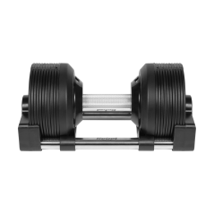 Hantel żeliwny regulowany automat 24 kg, skok co 1kg, REBEL ACTIVE