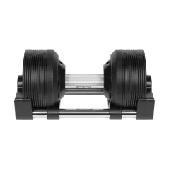 Hantel żeliwny regulowany automat 24 kg, skok co 1kg, REBEL ACTIVE