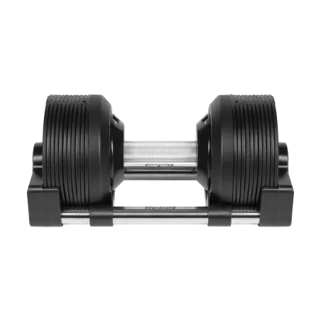 Hantel żeliwny regulowany automat 24 kg, skok co 1kg, REBEL ACTIVE