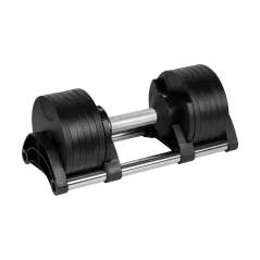 Hantel żeliwny regulowany automat 24 kg, skok co 2kg, REBEL ACTIVE