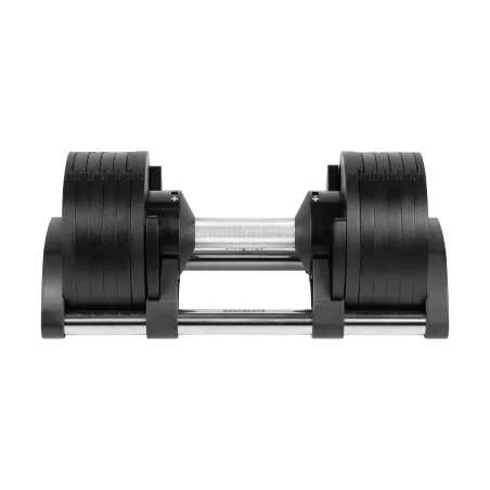 Hantel żeliwny regulowany automat 24 kg, skok co 2kg, REBEL ACTIVE
