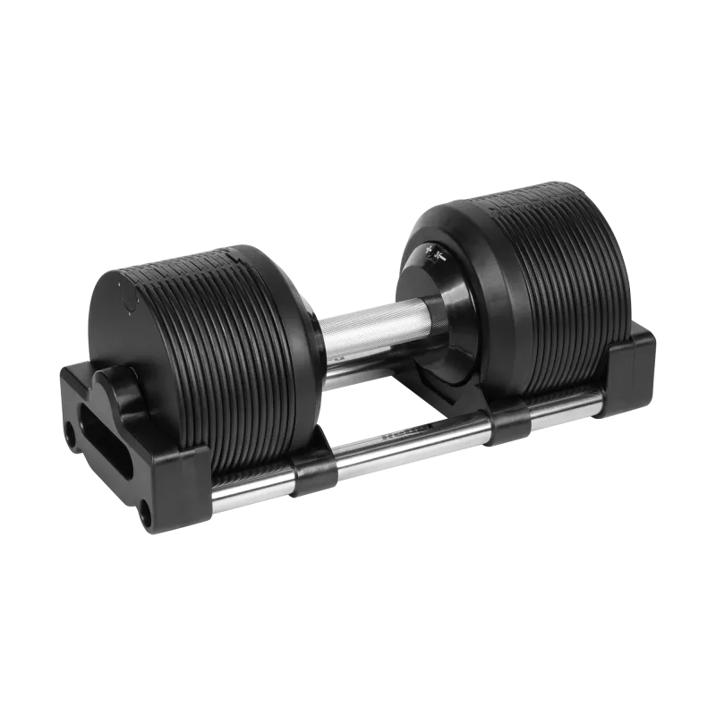 Hantel żeliwny regulowany automat 36 kg, skok co 1kg, REBEL ACTIVE Hantel żeliwny regulowany automat 36 kg, skok co 1kg, REBEL ACTIVE