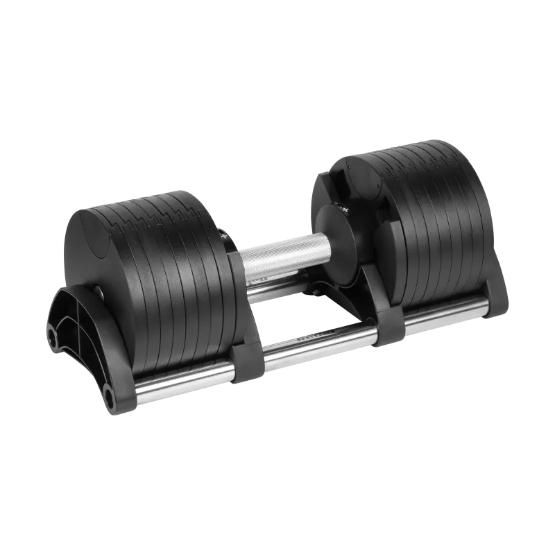 Hantel żeliwny regulowany automat 36 kg, skok co 2kg, REBEL ACTIVE Hantel żeliwny regulowany automat 36 kg, skok co 2kg, REBEL ACTIVE