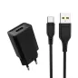 Ładowarka sieciowa USB + kabel USB typu C 2400 mA 12 W Ładowarka sieciowa USB + kabel USB typu C 2400 mA 12 W