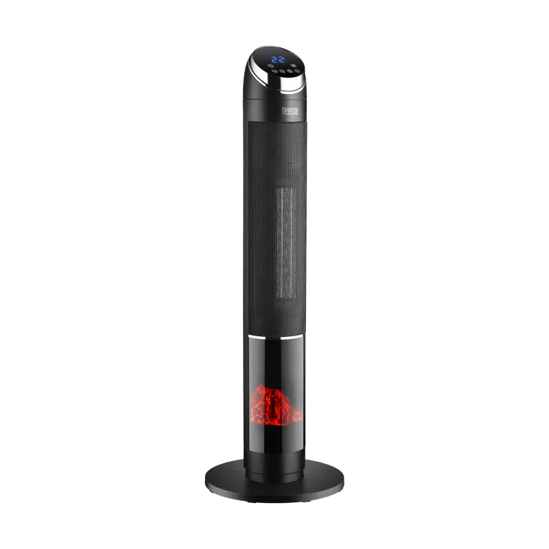 Termowentylator kolumnowy PTC Teesa z funkcją imitacji kominka Termowentylator kolumnowy PTC Teesa z funkcją imitacji kominka