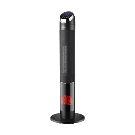 Termowentylator kolumnowy PTC Teesa z funkcją imitacji kominka