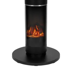 Termowentylator kolumnowy PTC Teesa z funkcją imitacji kominka