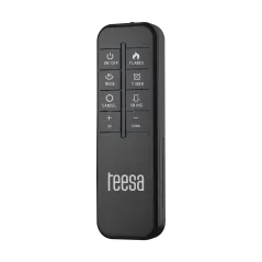 Termowentylator kolumnowy PTC Teesa z funkcją imitacji kominka