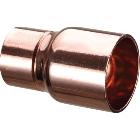 Redukcyjna Mufa DN18x15 miedziana do lutowania