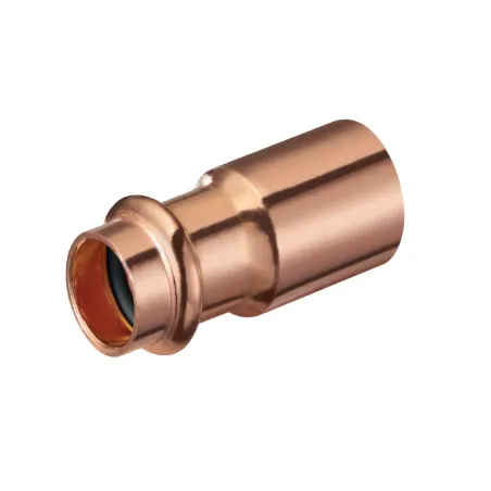 Nypel redukcyjny DN35x22 miedziana Press profil V