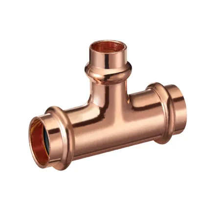 Trójnik DN18 miedziany Press profil V