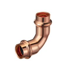 Kolanko DN28 miedziane 90 stopni Press profil V