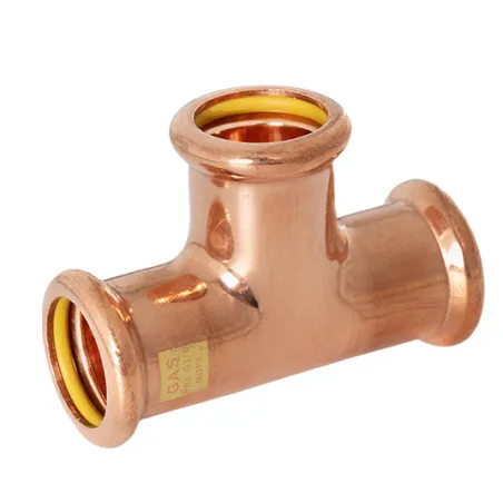 Trójnik do gazu DN28 miedziany Press profil M