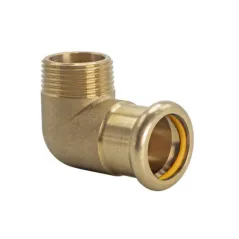 Kolanko do gazu DN15X1/2" GZ mosiężne Press profil M