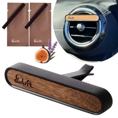 Zapach do samochodu DUFT Spinney– metalowy dyfuzor na kratkę +2 wkłady