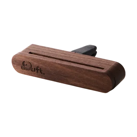 Zapach do samochodu DUFT Tobacco&Vanilia – drewniany dyfuzor na kratkę +2 wkłady