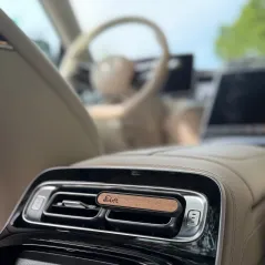 Zapach do samochodu DUFT Tobacco&Vanilia – metalowy dyfuzor na kratkę +2 wkłady