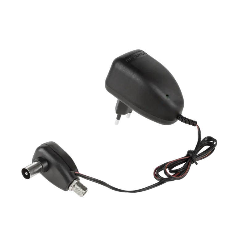 Zasilacz antenowy z gniazdem F 12V LXG04PK