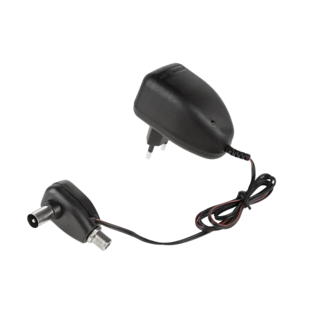 Zasilacz antenowy z gniazdem F 12V LXG04PK