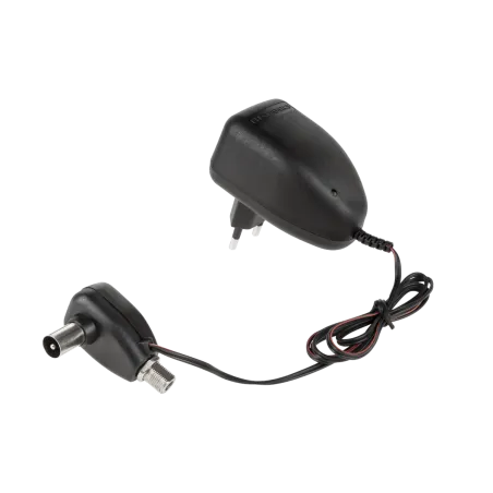 Zasilacz antenowy z gniazdem F 12V LXG04PK