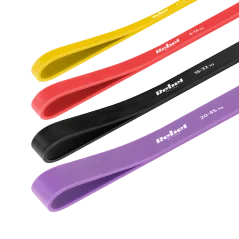 Zestaw gum do ćwiczeń TPE - Power Band PT-S7, 4-82 kg, 7 gum TPE, REBEL ACTIVE