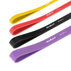 Zestaw gum do ćwiczeń TPE - Power Band PT-S7, 4-82 kg, 7 gum TPE, REBEL ACTIVE
