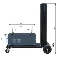 Wózek spawalniczy z chłodnicą 1700W MIG/MAG/TIG